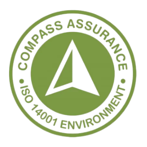 ISO 14001:2015 certification logo