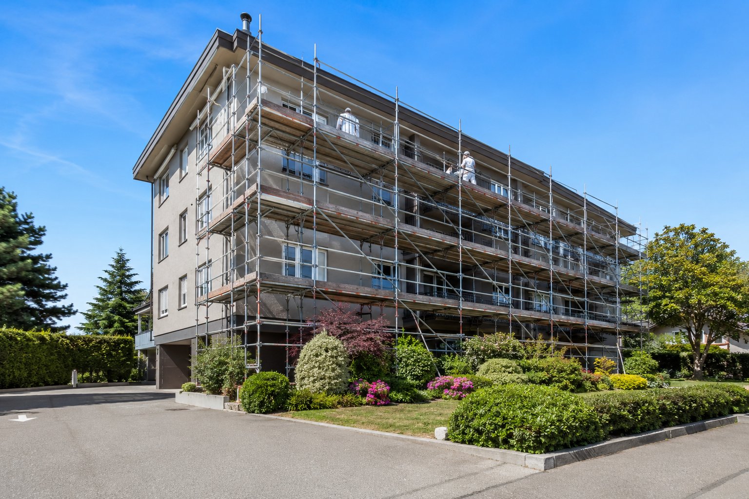 Strata building maintenance work